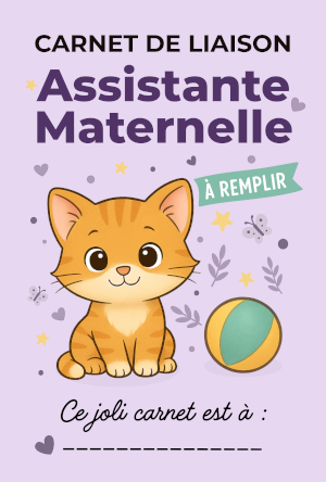 Carnet de Liaison Nounou - Chat